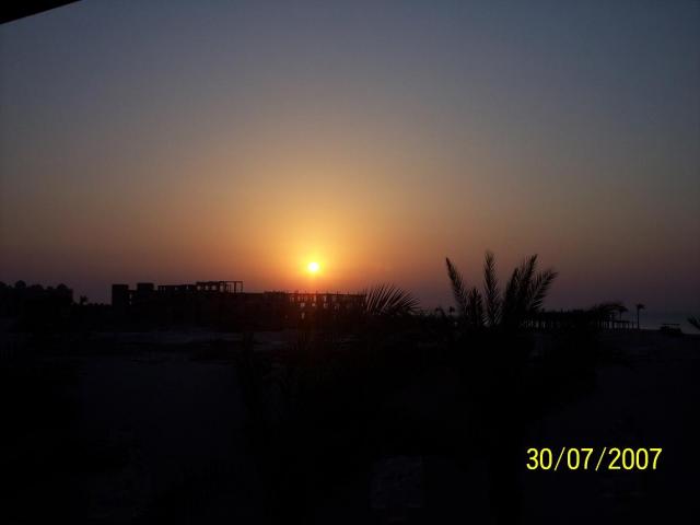 slnko v Egypte